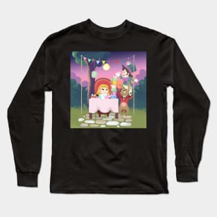Alice and the Tea Party Long Sleeve T-Shirt